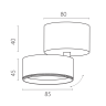 Светильник накладной LIGHTSTAR ALTA PRO A5537SO